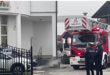 VIDEO| Târgu Jiu: Incendiu la Medservmin