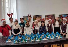 ”Vis de Crăciun”, atelier de arte combinate pentru elevi, la Muzeul Județean