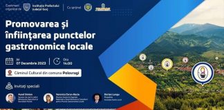 Promovarea și înființarea Punctelor Gastronomice Locale în Județul Gorj