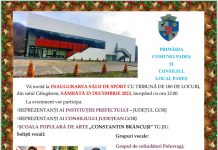 Sală de sport, inaugurată cu un spectacol folcloric