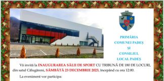 Sală de sport, inaugurată cu un spectacol folcloric