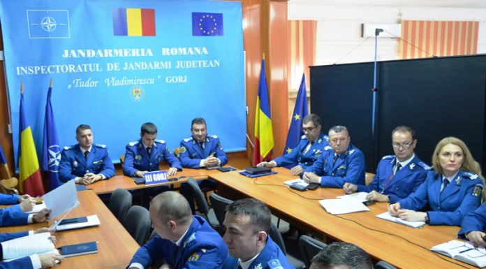 Jandarmeria Gorj, la bilanț