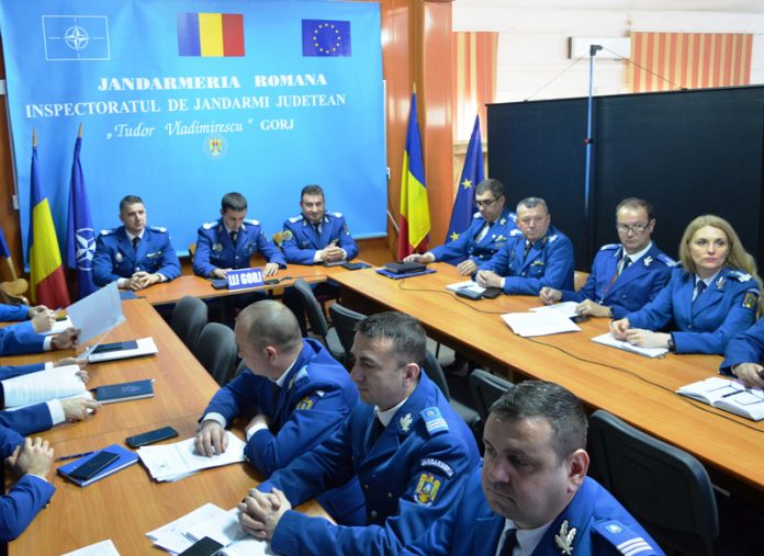 Jandarmeria Gorj, la bilanț