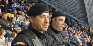 Jandarmii, prezenți la meciurile de baschet de la Târgu Jiu