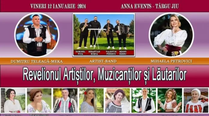 Revelionul artiștilor, la Târgu Jiu