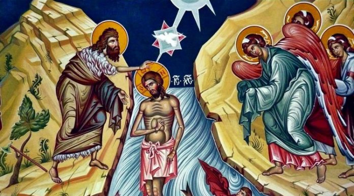 Viaţa Spirituală – Calea, Lumina, Adevărul şi Viaţa! – În Taina Sfântului Botez, Dumnezeu Tatăl este Cel Care glăsuieşte din cer, Fiul e Cel Care Se botează, iar Sfântul Duh e cel ce coboară în chip de porumbel deasupra Lui!