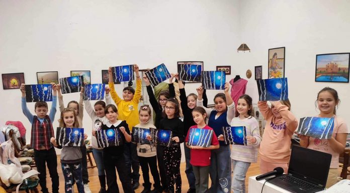 Atelier de pictură pentru elevi, la Muzeul Județean Gorj