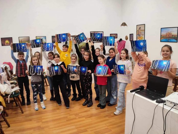Atelier de pictură pentru elevi, la Muzeul Județean Gorj