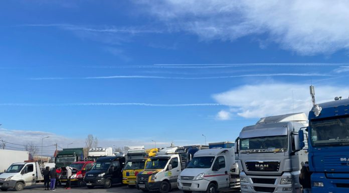 Gorj: Defileul Jiului, blocat astăzi de transportatori