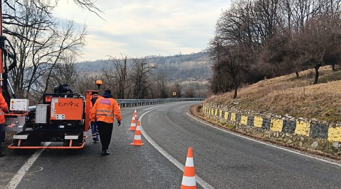 Lucrări de siguranță rutieră pe DN 67