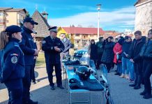 Târgu Jiu: Elevii Liceului Teologic, întâlnire cu jandarmii