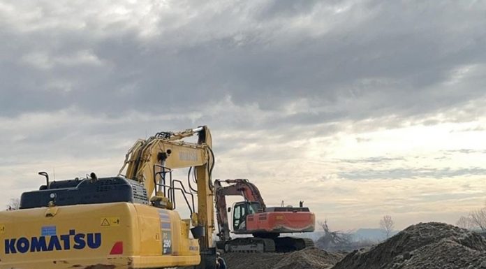 Balastieră ilegală. Amendă de 60.000 de lei