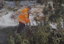 Viscol puternic la Rânca