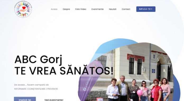 Asociația Bolnavilor de Cancer Gorj și-a lansat website-ul!