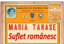 Expoziție cu obiectele personale ale Mariei Tănase, astăzi, la Târgu Jiu