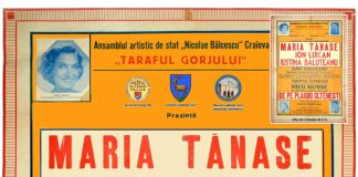 Expoziție cu obiectele personale ale Mariei Tănase, astăzi, la Târgu Jiu