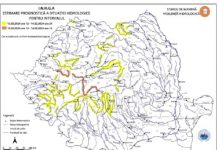 Avertizări de la Apele Române: Pot avea loc viituri, se pot depăși cotele de avarie pe anumite râuri