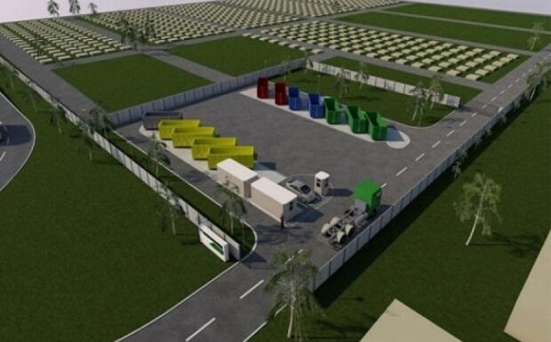 Centru de colectare a deșeurilor prin aport voluntar, la Lelești