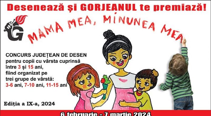 Ultimele zile de înscrieri la concursul „MAMA mea, MINUNEA mea”, organizat de ,,Gorjeanul”