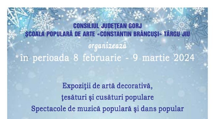 Începe ”Salonul de iarnă al artelor populare”! Activități în patru localități