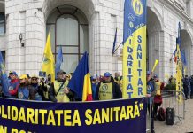 Sindicalişti din Sănătate, protest în Capitală