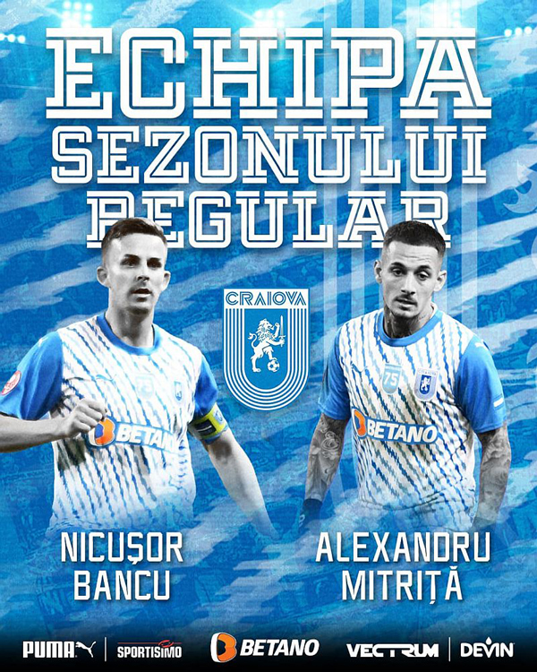Bancu și Mitriță, în echipa sezonului regular