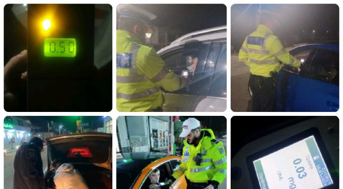 Acțiuni desfășurate de polițiștii rutieri. Peste 700 de sancțiuni au fost aplicate