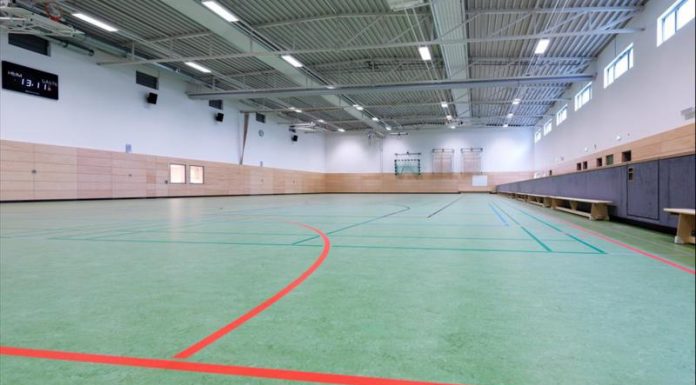 Sală de sport la Roșia de Amaradia