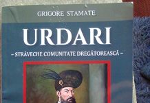 O carte care evidenţiază reperele istorice ale unei străvechi localităţi de faimă dregătorească – ,,Strădania noastră de a merge pe firul evenmentelor care au conservat, pentru multe secole, numele moşiei şi al satului Urdari”!