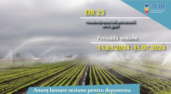 O nouă finanțare pentru fermieri, deschisă de AFIR