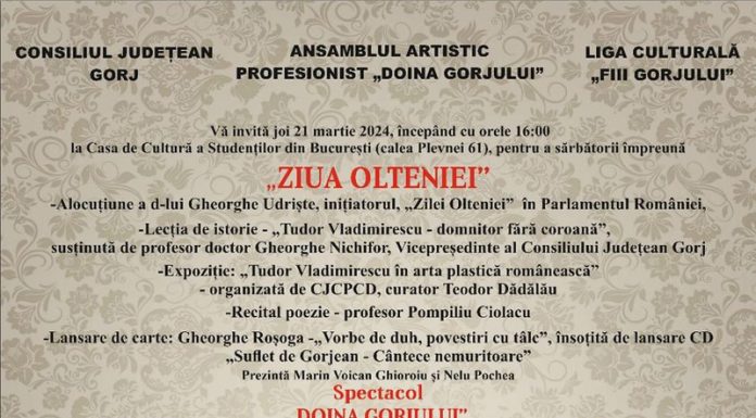 Ziua Olteniei, marcată de gorjeni la București cu momente artistice și culturale