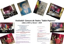Start înscrieri la o nouă ediție a Festivalului-concurs de Teatru ”Sabin Popescu”