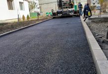 Târgu Jiu: Lucrări de asfaltare pe strada Ana Ipătescu