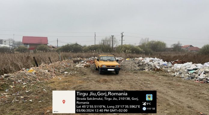 Târgu Jiu: Garda de Mediu a confiscat mașina cu care se cărau deșeurile în cartierul Panduraș