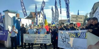 Protest de două ore, mâine, la Penitenciarul Târgu Jiu. Legea salarizării, neaplicată