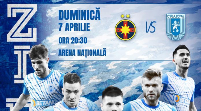 FCSB – Universitatea Craiova, ora 20:30