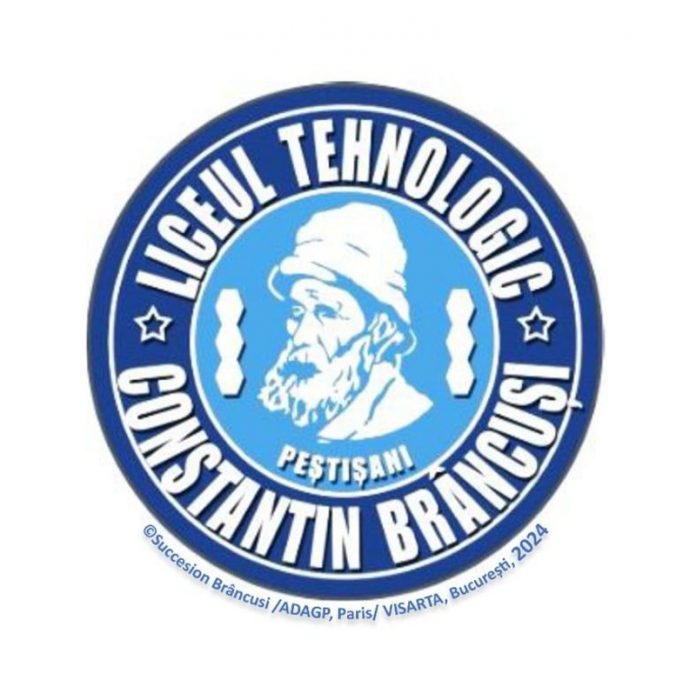 Liceul Tehnologic ,,Constantin Brâncuși” Peștișani, singura instituție din Gorj care are logo aprobat de VISARTA. Poate folosi imaginea operelor brâncușiene