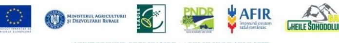 ANUNȚ PRIVIND PRELUNGIREA APELULUI DE SELECȚIE – SIMPLIFICAT – ASOCIAȚIA GAL “CHEILE SOHODOLULUI” ANUNȚĂ PRELUNGIREA APELULUI DE SELECȚIE AL PROIECTELOR PENTRU MĂSURA MCS 16