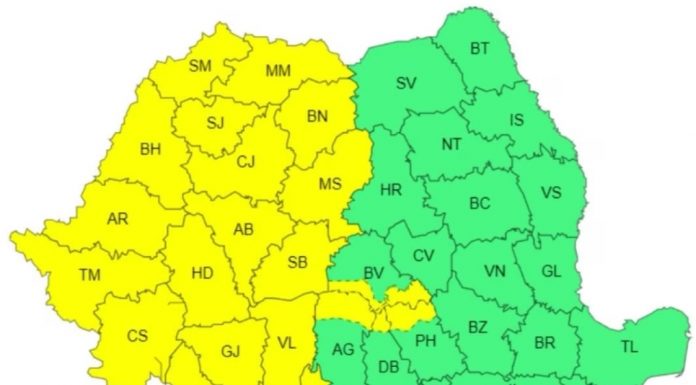 Gorjul, sub cod galben de vijelii