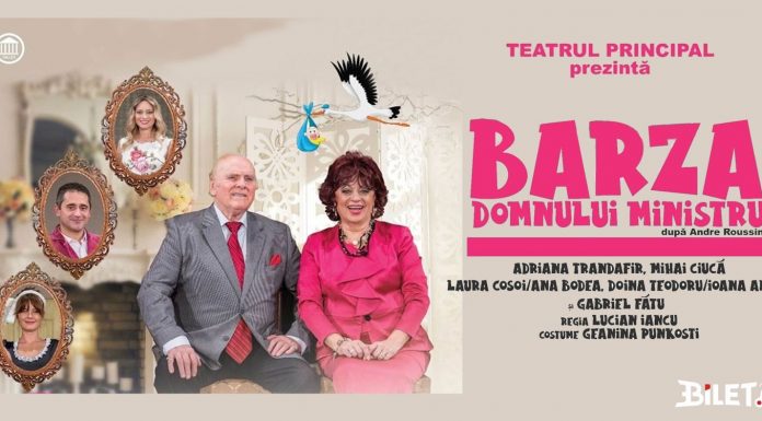 ”Barza domnului ministru”, în spectacol duminică, la Târgu Jiu
