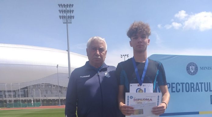 Fotbalist de la CSM, vicecampion național la atletism