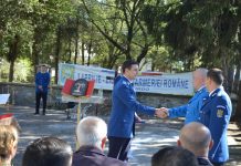 Târgu Jiu, foto: Festivitate cu ocazia Zilei Jandarmeriei Române