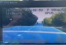 Record de viteză pe un drum național