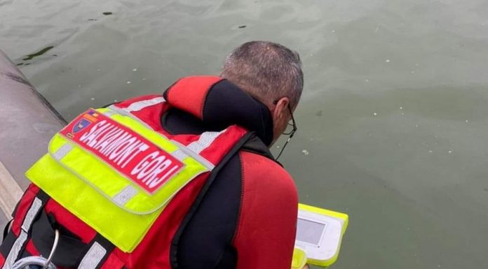 Victimă căutată de scafandrii serviciului Salvamont