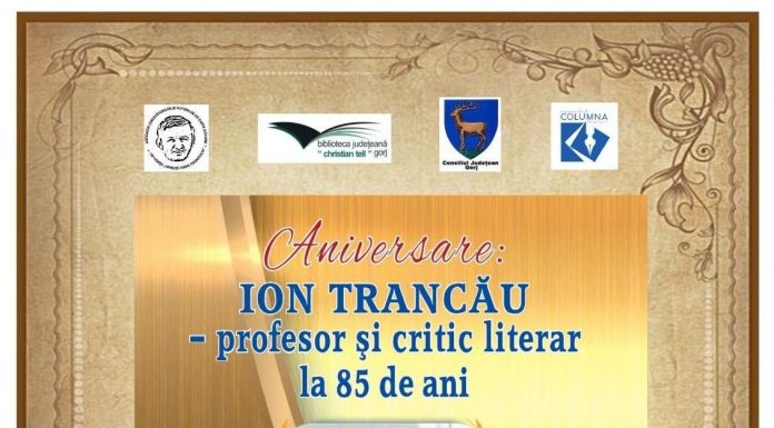 Scriitorul și profesorul Ion Trancău, sărbătorit astăzi, la împlinirea a 85 de ani de viață