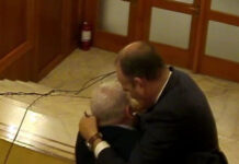 Sânge, sudoare și lacrimi în Parlament! Florin Roman, înghesuit, lovit și mușcat de Dan Vîlceanu