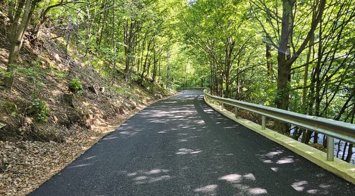 Lucrări în grafic pe Cheile Sohodolului