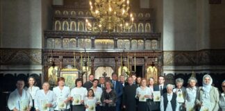 Corala “Sfinții Apostoli Petru și Pavel” din municipiul Târgu Jiu, la ceas aniversar