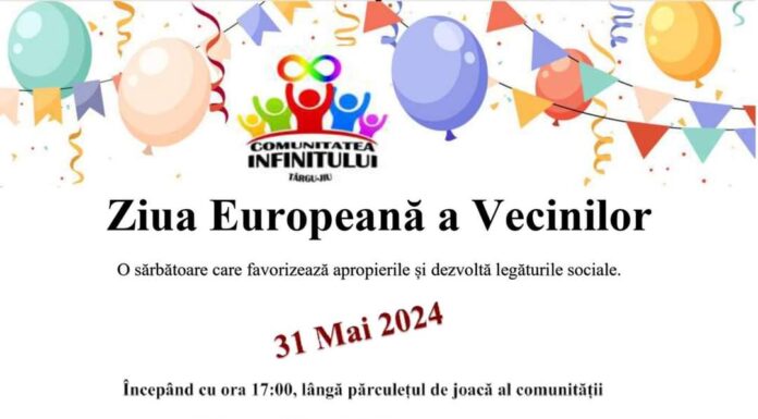 Comunitatea Infinitului din Târgu Jiu celebrează Ziua Europeană a Vecinului