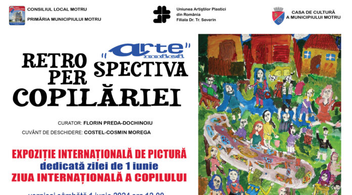 Sărbătorirea copilăriei prin artă, la Galeriile de Artă „AD-MUTRIUM” din Motru